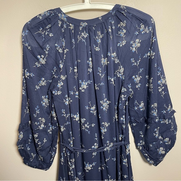 Vineyard Vines Tiered Ruffle Trim Maxi Dress NWT $198 BOHO - Picture 6 of 13